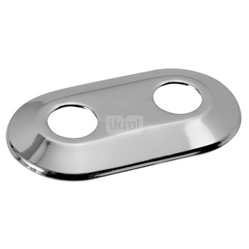 Rozeta II - dla rur miedzianych 15 - chrom