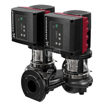 Pompa obiegowa GRUNDFOS TPE2 D 80-40 typu in-line z silnikiem znormalizowanym 50/60 Hz, moc silnika 0.25kW 0.82 A PN 6 1860 obr/min