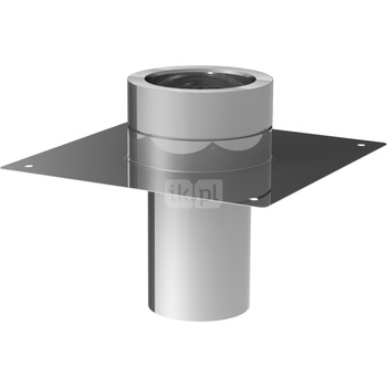 Płyta fundamentowa dla podwyższenia komina JEREMIAS 205-DWETN08 stal nierdzewna fi 250 mm