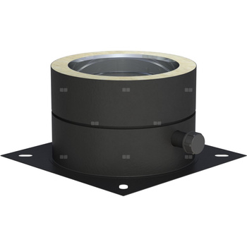 Płyta fundamentowa fi 180mm z odpływem skroplinw bok montaż na cokole w bok montaż na cokole