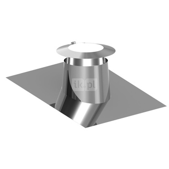 Przejście przez dach 5-15st. stal nierdzewna +kołnierz fi140/225mm