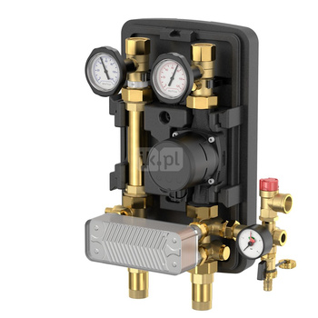 Grupa pompowa FLAMCO MEIBES GZ gazowy walcowy x GW gazowy walcowy 1 cal (25) x DN 25 Kvs3.2, z izolacją, z pompą obiegową