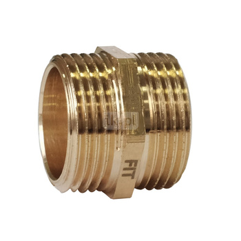 Nypel FITTING NORMAL mosiądz 1/2'' x 1/2'' (GZ)