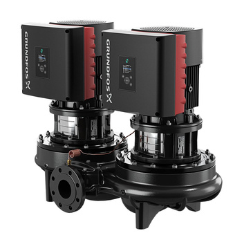 Pompa obiegowa GRUNDFOS TPED 80-250/2 typu in-line z silnikiem znormalizowanym 50/60 Hz, moc silnika 7.5kW 13.62 A PN 16 2910 obr/min