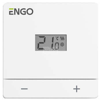 Termostat ENGO CONTROLS EASY-24W trój-/czteroprzewodowy zasilanie 24 v AC włącz/wyłącz 5-35'C 230 V 3 A