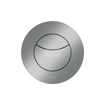 Przycisk spłukujący do stelaża podwójny przycisk (Pneumatyczny) TECE flushpoint - obudowa okrągła tworzywo, kolor chrom mat