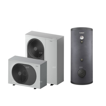 Pakiet 2 - Pompa ciepła powietrzna powietrze-woda monoblok TERMET Heat Gold 9 DC 5.9 kW 230 V + Zasobnik c.w.u. TERMET AQUA 200