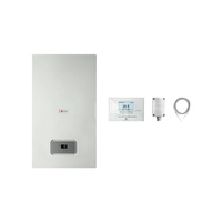 Pakiet - Kocioł gazowy dwufunkcyjny SAUNIER DUVAL Thelia Condens 25 kondensacyjny wiszący 5.3 - 19.1 kW + Czujnik temperatury zewnętrznej + RegulatorEXACONTROL E7C