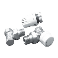 7025 Komplet termostatyczny kątowy do podłączenia grzejnika DN15, PN10