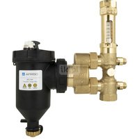 Zespół armatury serwisowej AHS 560 do pomp ciepła, z separatorem zanieczyszczeń ADS 160, z przepływomierzem 5 - 42 l/min, przyłącza GW G1''