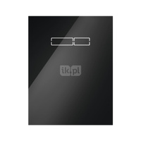 Przycisk spłukujący do stelaża (Elektroniczny "sen-Touch") TECE lux szkło, kolor czarny