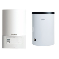 Pakiet - Kocioł gazowy jednofunkcyjny VAILLANT ecoTEC pro VC 146/5-3 kondensacyjny wiszący 5.9 - 15.3 kW + Czujnik c.w.u. + Zasobnik c.w.uVIH R 150/6B