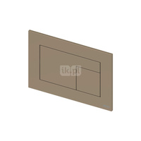 Przycisk spłukujący do stelaża (Mechaniczny) TECE velvet tworzywo, kolor beżowo - brązowy (castoro ottawa)