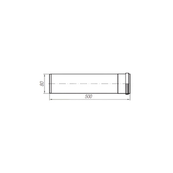 PRZEDŁUŻENIE 50CM (fi80)