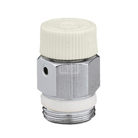 Ręczny zawór odpowietrzający do grzejników z regulowanym wyjściem 1/4" GZ