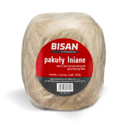 Pakuły lniane  w warkoczach  200g  (50)-BISAN