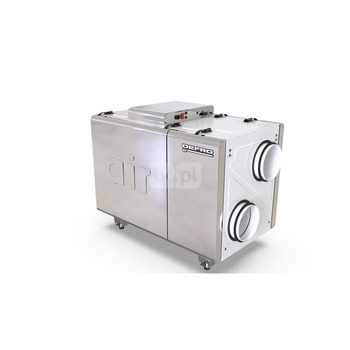 Centrala wentylacyjna DRX PLUS 300 H o wydajności 300m3/h z kompletem mocowań ściennych, wyświetlacz dotykowy 5" z wymiennikiem entalpicznym