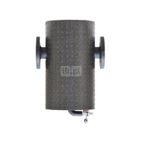 Filtroodmulnik koszowy FMKo+ 250 – DN80 z wyposażeniem dodatkowym, z izolacją, ocynkowany (z koszem filtracyjnym 500µm, zaworem spustowym i odpowietrznikiem ręcznym, z izolacją, ocynkowany)