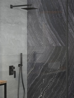 Zestaw prysznicowy Modern/Varium I czarny mat -BESCO