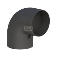 Kolano łukowe 90st. fi150mm, kolor czarny