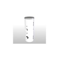 Zbiornik buforowy stojący ELEKTROMET WGJ-B INOX PV pojemność 1000 l z wężownicą, izolacja: pianka poliuretanowa, kolor: skay biały