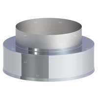 Zakończenie wylotu rury dwuściennej fi200mm