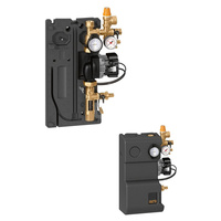 Grupa pompowa do inatsalacji solarnych, powrotna. Przystosowana do montażu regulatora cyfrowego DeltaSol C+ z pompami UPM3 3/4"