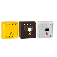 Skrzynka gazowa, 600x600x250, wolnostojąca, z laminatu - brązowa