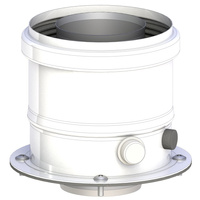 Złączka kotła Ferroli z króćcami pomiarowymi 60/100 