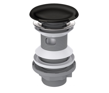 Korek klik-klak 1 1/4" z przelewem duży grzybek-AKCES (1/50)