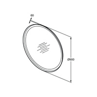CONCA LUSTRO OKRĄGŁE 90 CZARNY