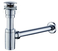 Syfon umywalkowy but. okrągły pod. prost fi 32 korek klik-klak 1 1/4 bez przelewu -AKCES