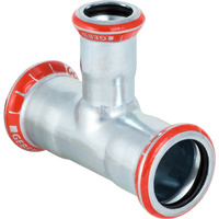 Trójnik GEBERIT Mapress C-Stahl redukcja 90' stal (ocynk) 66.7 mm x 54 mm x 66.7 mm MZ