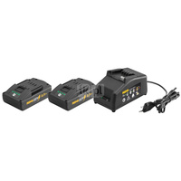 REMS POWER-PACK 22V, 2,5AH AKKU X2 +LADEGERÄT 230 V, 90 W