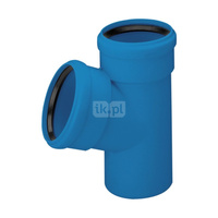 Trójnik MAGNAPLAST Ultra dB UDBEA 45' PP-m DN 125 x DN 110 x DN 125 (ww x ww x wz), kolor niebieski