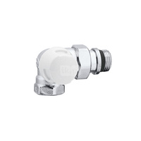 3-osiowy grzejnikowy zawór termostatyczny do rur stalowych (i miedzianych z serią 441). Wykonanie lewe 1/2"