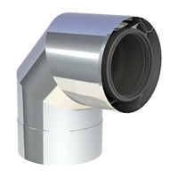 Kolano 87st. DN80/125 wysoki połysk