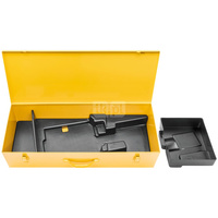 STAHLBLECHK. MIT 2 EINLAGEN AKKU-AMIGO/-TIGER/-CAT/-CURVO