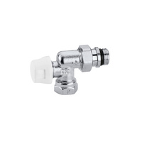 Kątowy zawór grzejnikowy do rur stalowych (i miedzianych z serią 441) 1/2"