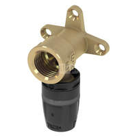 Kolano naścienne 90' TECE logo Dwuczęściowy, mosiądz, 20 mm x 1/2'' (pz x GW)