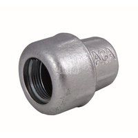 Złączka zaciskowa na bosy koniec rury stalowej oraz niebieskiej (PE) z gwintem zewnętrznym Kolano, Rozmiar: 1/2"