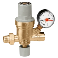 Automat. zawór napełniaj. 0,2-4 bar.1/2"z manometrem /10 -CALEFFI
