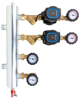 Zestaw mieszający ze sprzęgłem hydraulicznym BPS 900 AP, dwa człony bez mieszania, pompy AFRISO APH -AFRISO