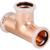 Trójnik GEBERIT Mapress Kupfer FKM równoprzelotowy 90' Cu 28 mm MZ