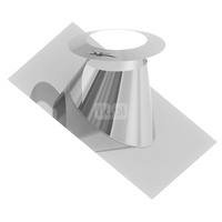 Przejście dachowe 26-35st. aluminiowe z kołnierzem fi160mm