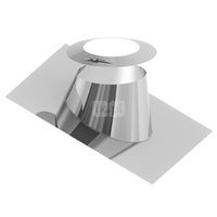 Przejście przez dach 16-25st. aluminiowe z kołnierzem fi150mm 