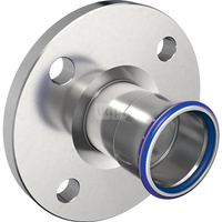 Kołnierz zaciskowy GEBERIT Mapress Edelstahl FKM przejściowy stal nierdzewna DN 15 (18 mm) PN 10/16