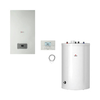 Pakiet - Kocioł gazowy jednofunkcyjny SAUNIER DUVAL Thelia Condens AS 25 kondensacyjny wiszący 6.3 - 26.5 kW + Regulatorsystemowy MiPro + Zasobnik c.w.uFE 200/6 BM