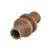 Złączka prosta TECE flex, brąz, 50 mm (zz x zz)