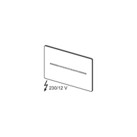 Płytka maskująca TECE solid, biały połysk 230 V